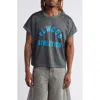 Elwood Logo Mesh Graphic T-shirt In Marine