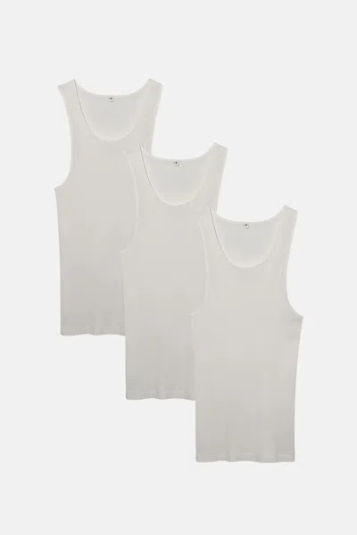 Elwood Malibu Tank 3 Pack In White