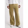 Elwood Metal Cotton Terry Sweatpants In Olive