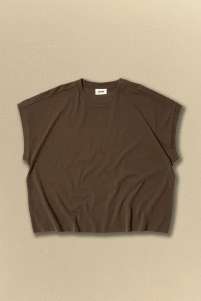 Elwood Muscle Tank In Burgundy