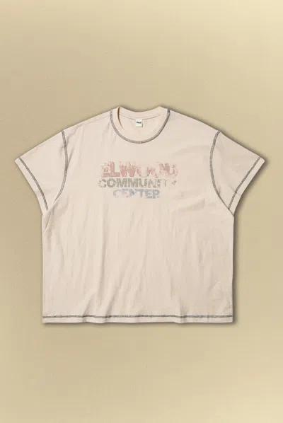 Elwood Nubby Tee In Neutral