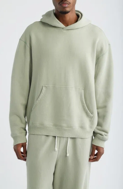 Elwood Organic Cotton Hoodie In Green