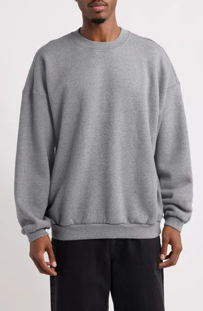 Elwood Oversize Core Crewneck Sweatshirt In Dark Ash Grey
