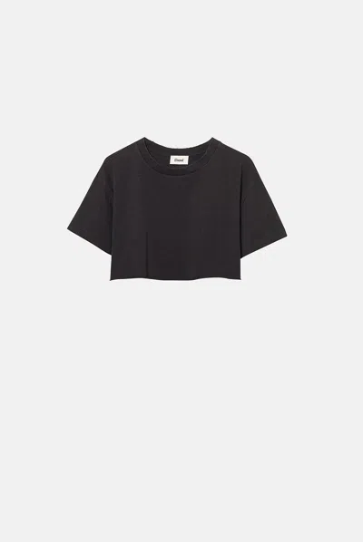 Elwood Oversized Baby Core Tee In Black