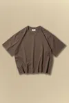 Elwood Oversized Core Tee In Brown