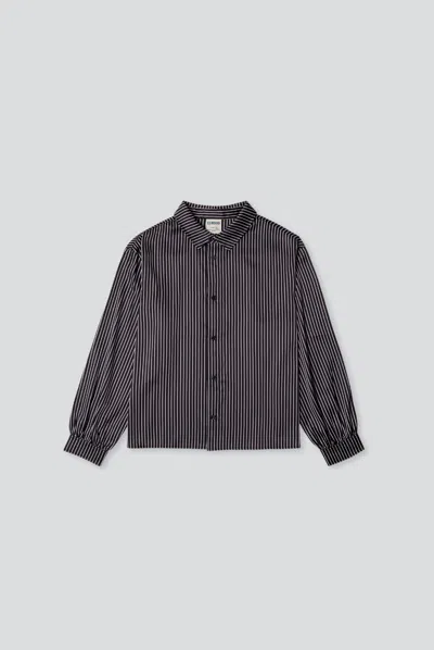 Elwood Palisades Long Sleeve Button Up In Black
