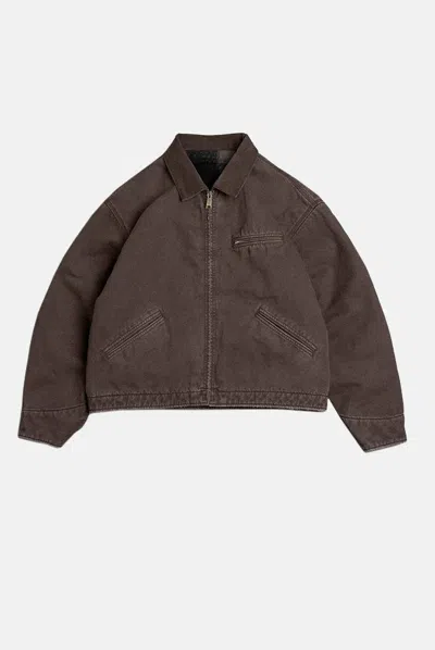 Elwood Petrol Jacket In Brown