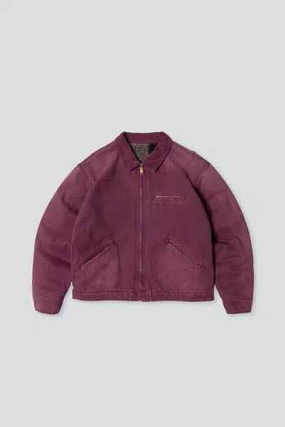 Elwood Petrol Jacket In Maroon