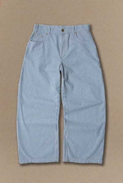 Elwood Pinstripe Pant In Blue
