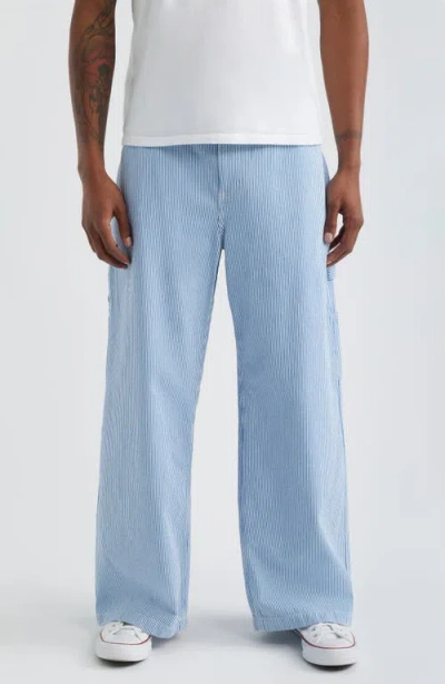 Elwood Pinstripe Pants In Blue