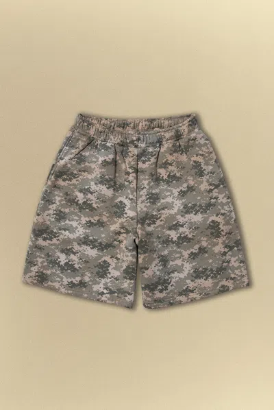 Elwood Printed Fleece Short In Multi