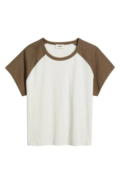 Elwood Raglan Sleeve T-shirt In Brown