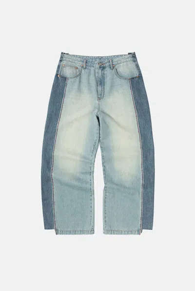 Elwood Reclaimed Denim Pant In Blue