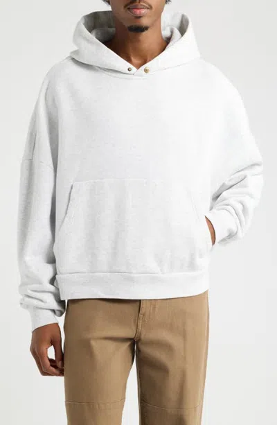 Elwood Rectangle Hoodie In Ash Grey