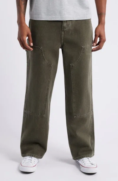 Elwood Relaxed Fit Denim Carpenter Pants In Forest