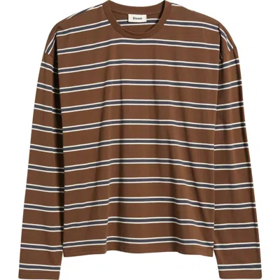 Elwood Secondary School Long Sleeve Cotton T-shirt In Mascot Stripe