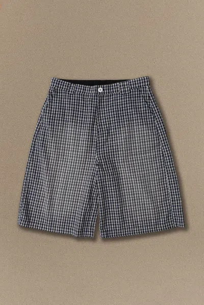 Elwood Seersucker Short In Black