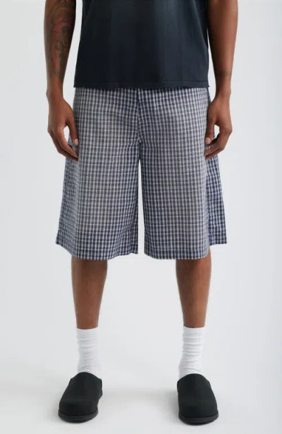 Elwood Seersucker Shorts In Multi
