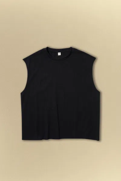 Elwood Sleeveless Tank In Black