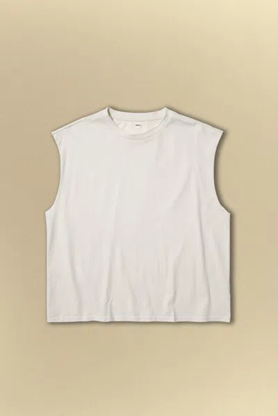 Elwood Sleeveless Tank In White