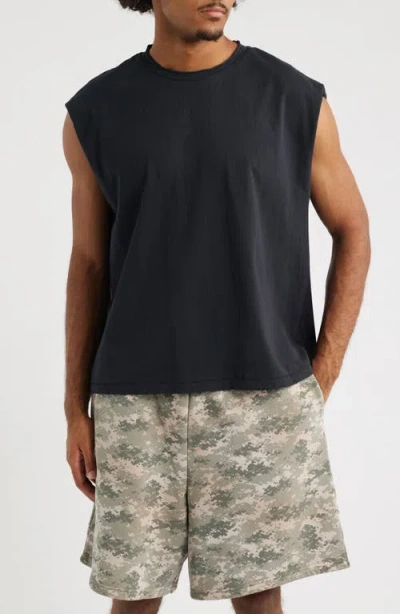 Elwood Sleeveless T-shirt In Black