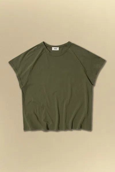 Elwood Ss Raglan Tee In Green