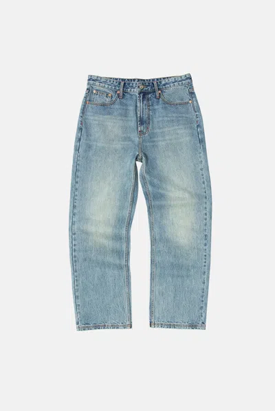 Elwood Straight Leg Denim Pant In Blue