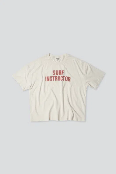 Elwood Surf Instructor Tee In White