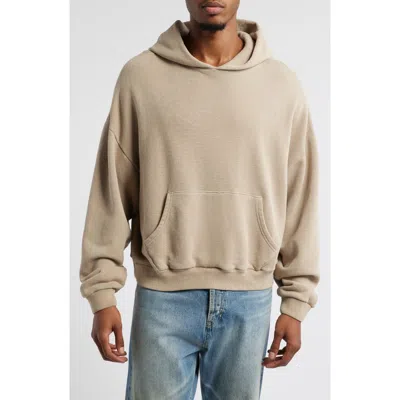 Elwood Tubular Oversize Hoodie In Fog