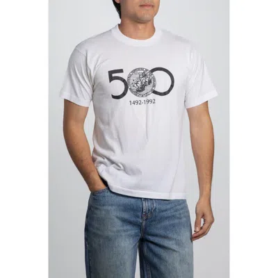 Elwood Vintage 500 Spanish Cultural Institute Of New England, Inc. Tee In White