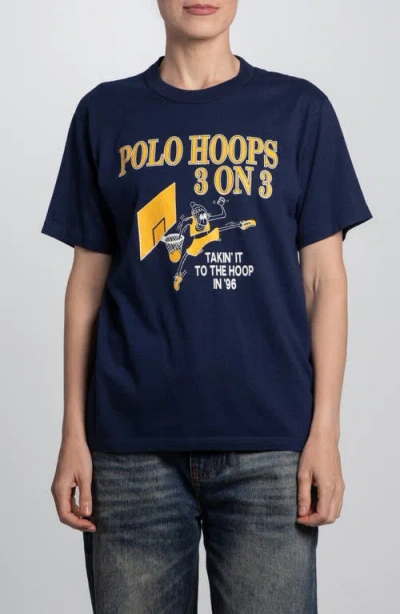 Elwood Vintage '96 Polo Hoops Tee In Blue
