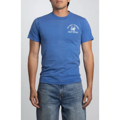 Elwood Vintage Air Force Prep Tee In Blue