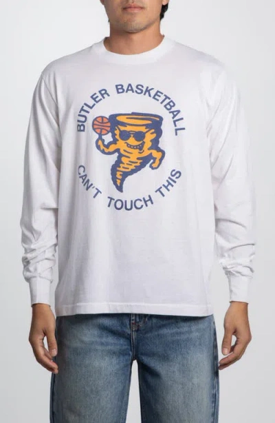 Elwood Vintage Butler Basketball Tee In White