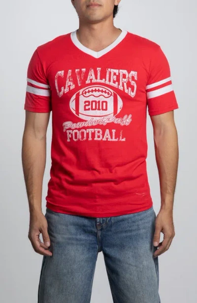 Elwood Vintage Cavaliers Football Tee In Red