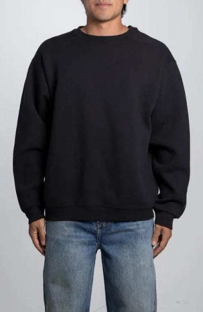 Elwood Vintage Crewneck Sweatshirt In Black