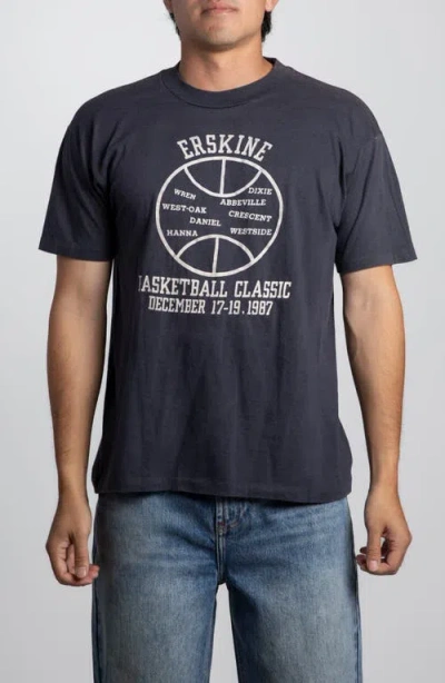 Elwood Vintage Erskine Basketball Tee In Blue