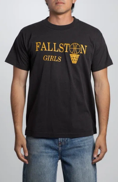 Elwood Vintage Falston Girls Basketball Tee In Black
