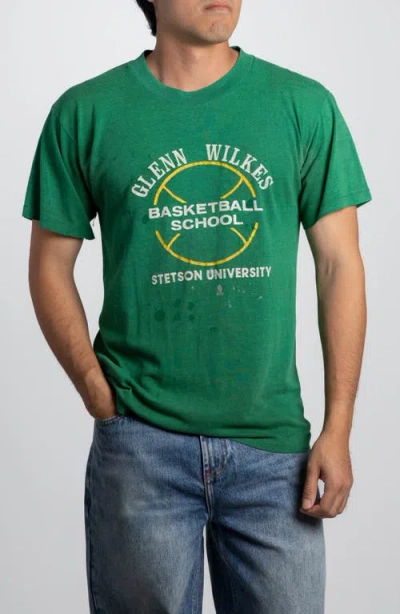 Elwood Vintage Glenn Wilkes Basketball Tee In Green