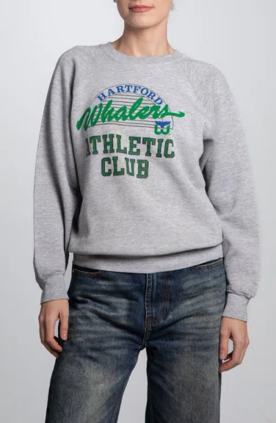 Elwood Vintage Hartford Whalers Sweatshirt In Gray