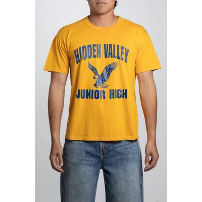 Elwood Vintage Hidden Valley Junior High Tee In Yellow