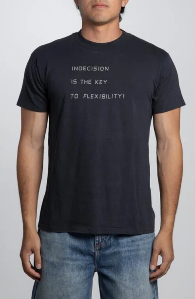Elwood Vintage Indecision Tee In Blue