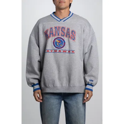 Elwood Vintage Kansas Jayhawks Crewneck Sweatshirt In Black