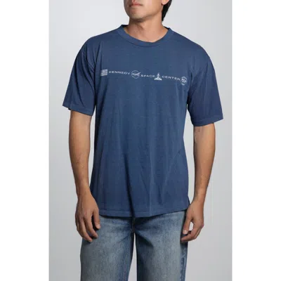 Elwood Vintage Kennedy Space Center Tee In Blue