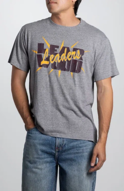Elwood Vintage Leaders Tee In Gray