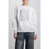 Elwood Vintage Map Of Ny Sweatshirt In White