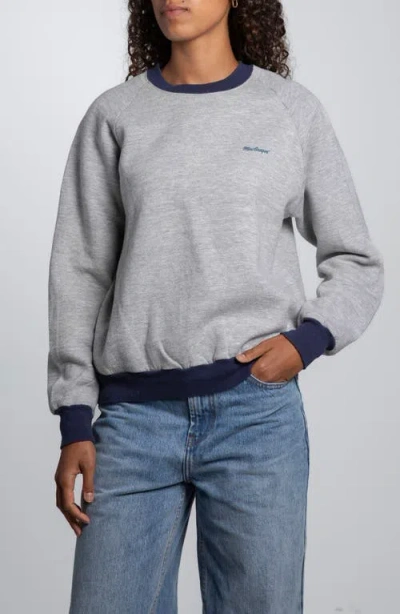 Elwood Vintage Mcgregor Two Tone Crew Sweatshirt In Multi
