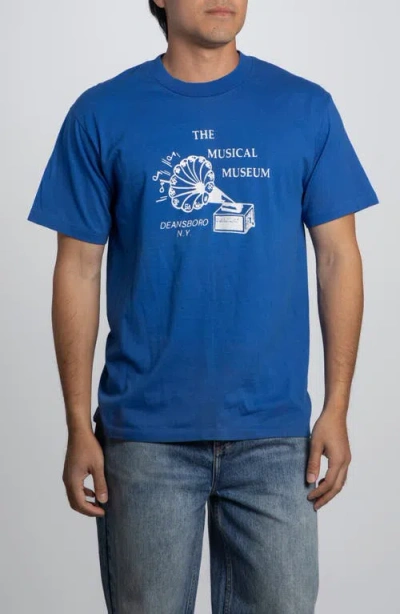 Elwood Vintage Musical Museum Tee In Blue