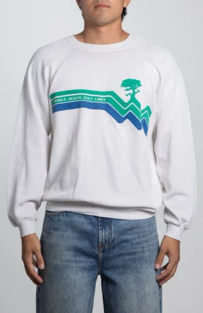 Elwood Vintage Pebble Beach Golf Sweatshirt In Green