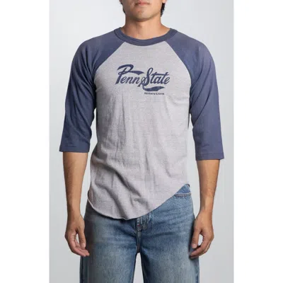 Elwood Vintage Penn State Baseball Tee In Gray
