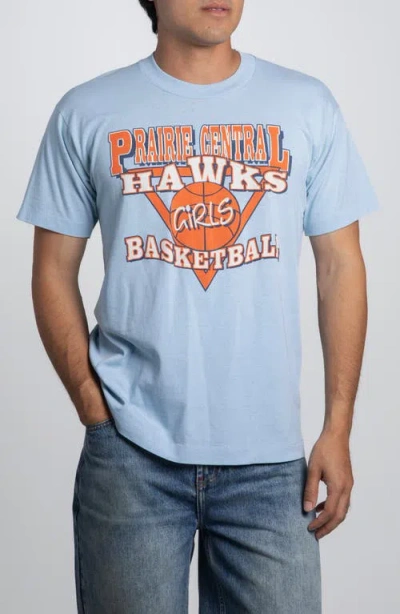 Elwood Vintage Prairie Central Hawks Tee In Blue
